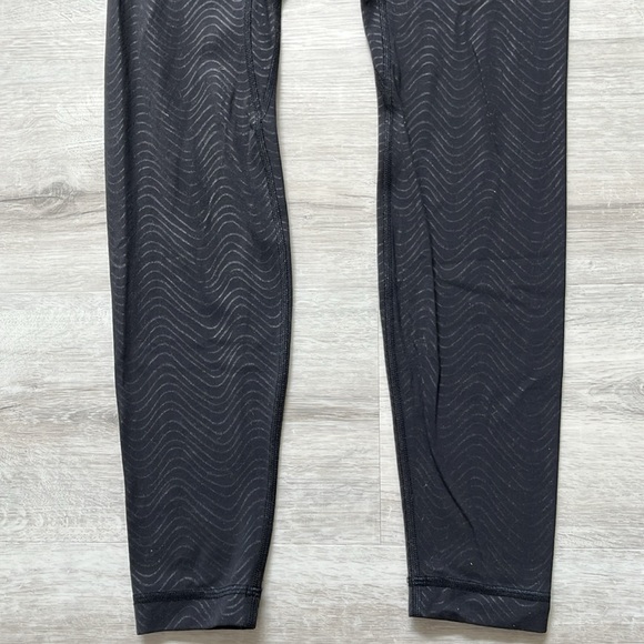 Lululemon Align High-Rise Pant Tight Leggings Nulu Aqueous Emboss Black Womens 6 - Picture 14 of 16